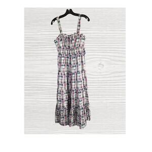 Nautica Jeans Myrtle Beach Plaid Sundress XS Multicolor NWT